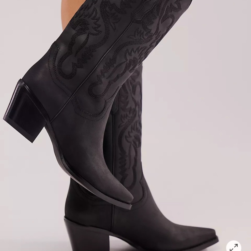 Jeffery Campbell/ free people Dagget Western cowboy boots - Picture 4 of 10